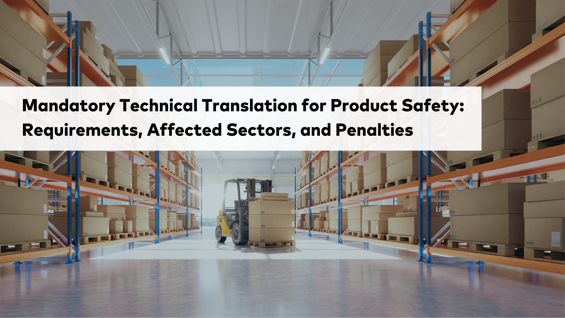 mandatory technical translation for product safety