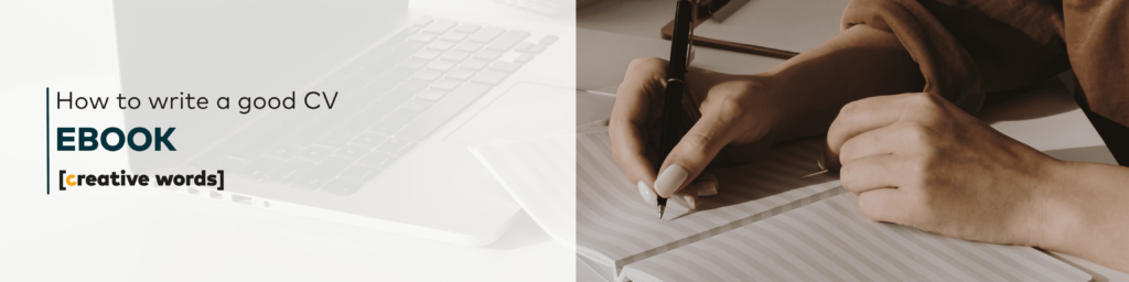 how to write a good cv creative words